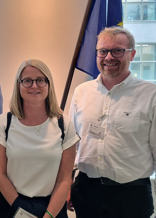 Anders Wennerberg och Helena Brändström.