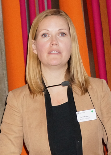 Therese Olsen, miljöchef på Akademiska sjukhuset i Uppsala.