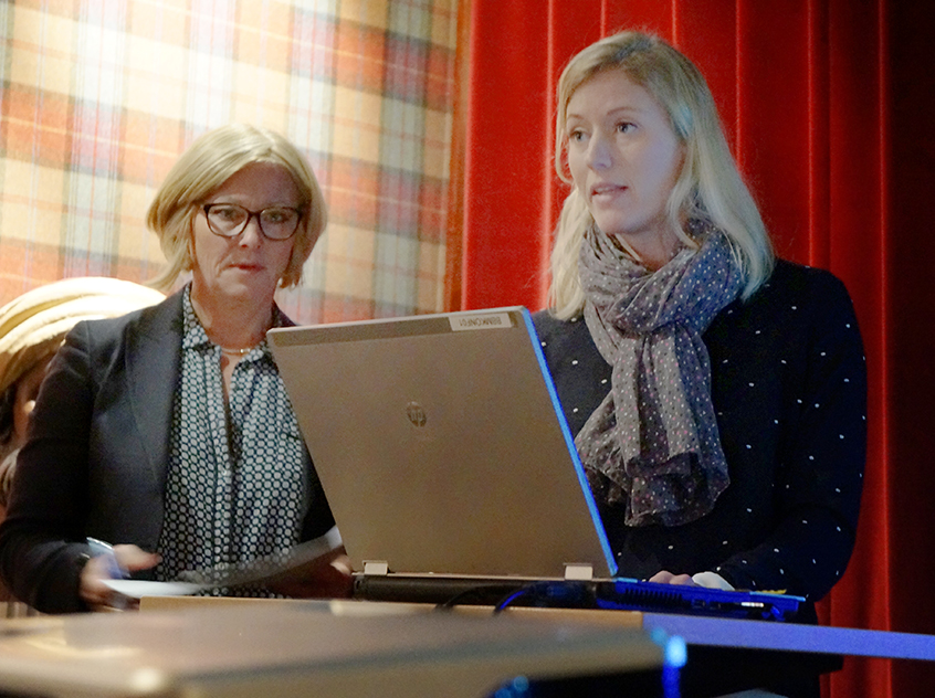 Pharma Network Regionala noder. Fr v Mia Englund och Harriet Udd. Foto SEJ 