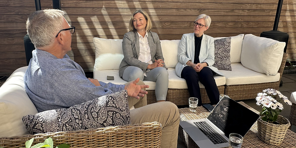 Första intervjun efter beskedet att Sofia Wallström tar över som Lifs vd. Reporter Kent Björkqvist.