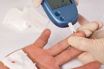 Blood sugar test.