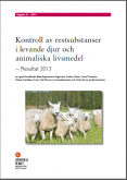 Omslag, Livsmedelsverkets rapport för 2013.
