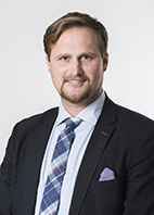 Carl Johan Sonesson M, ny ordförande i regionstyrelsen 
