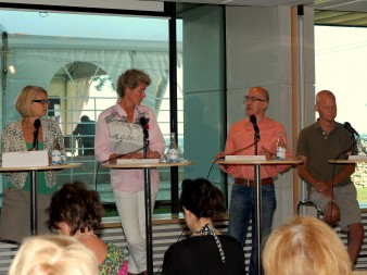 Delar av diskussionspanelen på seminariet: Pia Kinhult, Mef Nilbert, Anders Henriksson, Johnny Munkhammar. Foto: LIF/ Lotta Fogelström